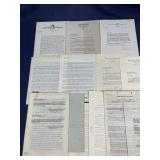 Lot of vintage Hollywood Studios letters &