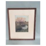 Signed vintage Wallace Nutting 'Brook and