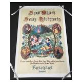 Disneyland Snow White ride 1983 debut promo poster
