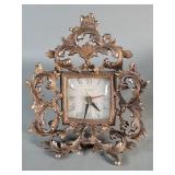 Vintage Guild Crest ornate gold tone spelter