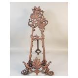 Ornate antique style cast iron table top display