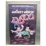 Vintage Walt Disney 'Mickey Mouse Disco' poster