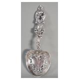 Sterling Silvercraft  pierced openwork spoon