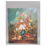 Vintage signed Galli oil on board