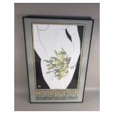 David Lance signed lithograph poster 'Harvest'
