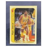 1986 Fleer Magic Johnson sticker card