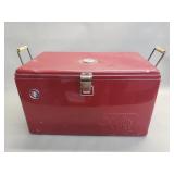 Vintage Coca-Cola ice chest with Buick emblems