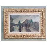 Signed F. Cenatelli Belle ï¿½poque era-style oil on