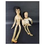 Antique boudoir dolls