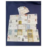 Large lot of first Day Issue stamps envelope