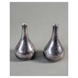Pair of Dansk (France) silver plate bud vases
