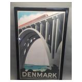 Vintage 'Denmark The Little-Belt Bridge Between