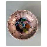 Mid century California Cloisonne  hand Decorated