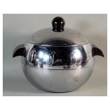 Art Deco Penguin chrome and Bakelite ice bucket