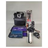 Vintage cameras, Bushnell 8 x 21 binoculars,