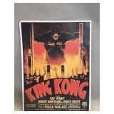 Vintage embossed King Kong metal wall sign