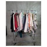 Rack of women's clothes