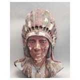 Vintage Native American style plaster wall