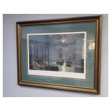 Signed print 'Chicago The Barkentine Naiad