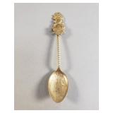 Sterling souvenir spoon 'Miss Canada'