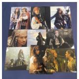 Lot of Johnny Depp photos as Captain Jack