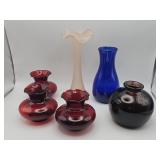 Group of vintage hand-blown and Silvestri