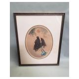 Vintage Signed Louis Icart 'Le Bonnet Bleu' print