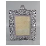 Vintage  aluminum baroque style picture frame