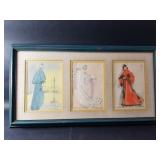 Group of Angna Enters vintage prints