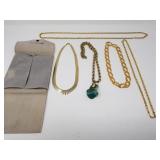 Vintage costume jewelry necklaces