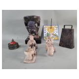 Pre columbian style terracotta figures. African