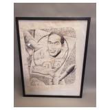 Signed Wayne McDonald 'The Juice' lithograph