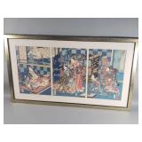 Utagawa Kunisada signed Japanese wood block print