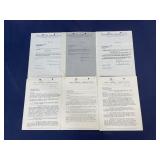 Lot of vintage Walt Disney production contracts