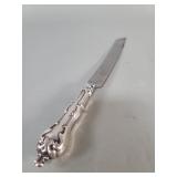 Sterling silver handle English carvings knife