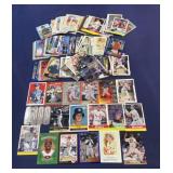 Large lot over 100 baseball cards stars & semi