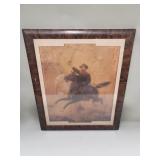 Antique 'Sheridan's Ride' chromolithograph by