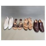 Four pairs of women's shoes