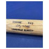 Bobby Mitchell game used Louisville Slugger bat