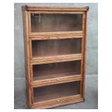Vintage oak lawyer's bookcase