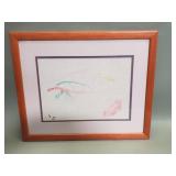 Abstract lithograph