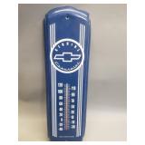 Vintage metal Chevrolet wall thermometer