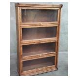 Vintage oak lawyer's bookcase