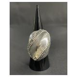 Vintage sterling silver statement ring
