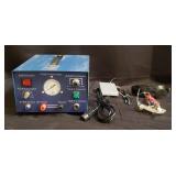 Electric welding machine with accessories