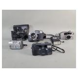 Group of cameras Yashica Electro 35, Canon Z85