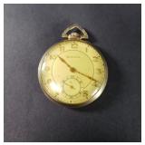 Vintage Bulova 17 AE open-faced pocket watch