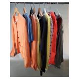 Group of women's vintage cashmere, linen, cotton