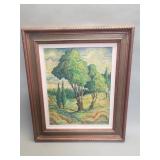 Signed A.V.D Bossche oil on board