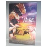 Signed Babe a Little Pig Goes a Long Way poster